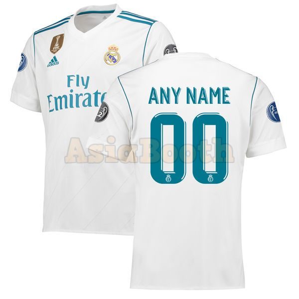 real madrid personalized jersey