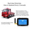 CAREUD U901 Universal TPMS Tire Pressure Monitor For Truck / RV 6 Sensor