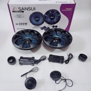 SANSUI SS-EC 6520 2-Way Component Speaker with Tweeter & Crossover 6.5"